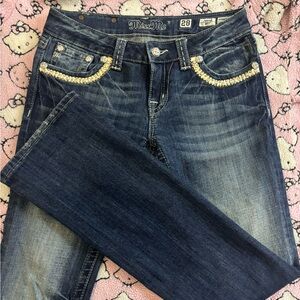 miss me bootcut rhinestone jeans